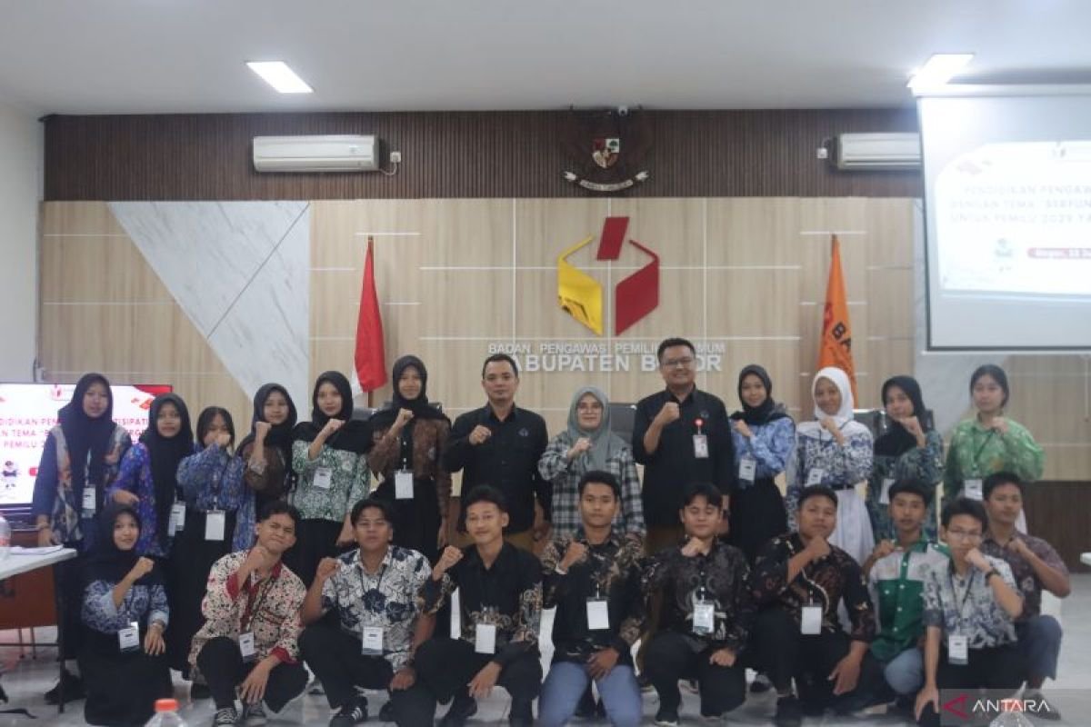 Bawaslu Kabupaten Bogor Bekali 20 Pelajar Cegah Politik Uang dan Hoaks Jelang Pemilu